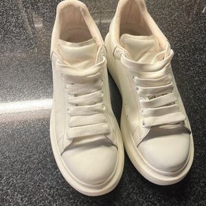 Alexander McQueen White Platform Sneakers - USED